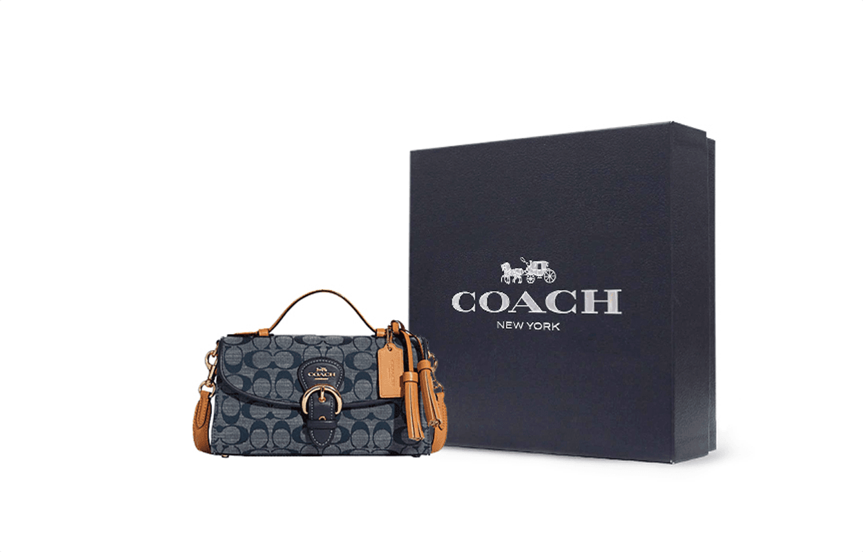 Сумка COACH Kleo 24 Denim Blue - изображение 6