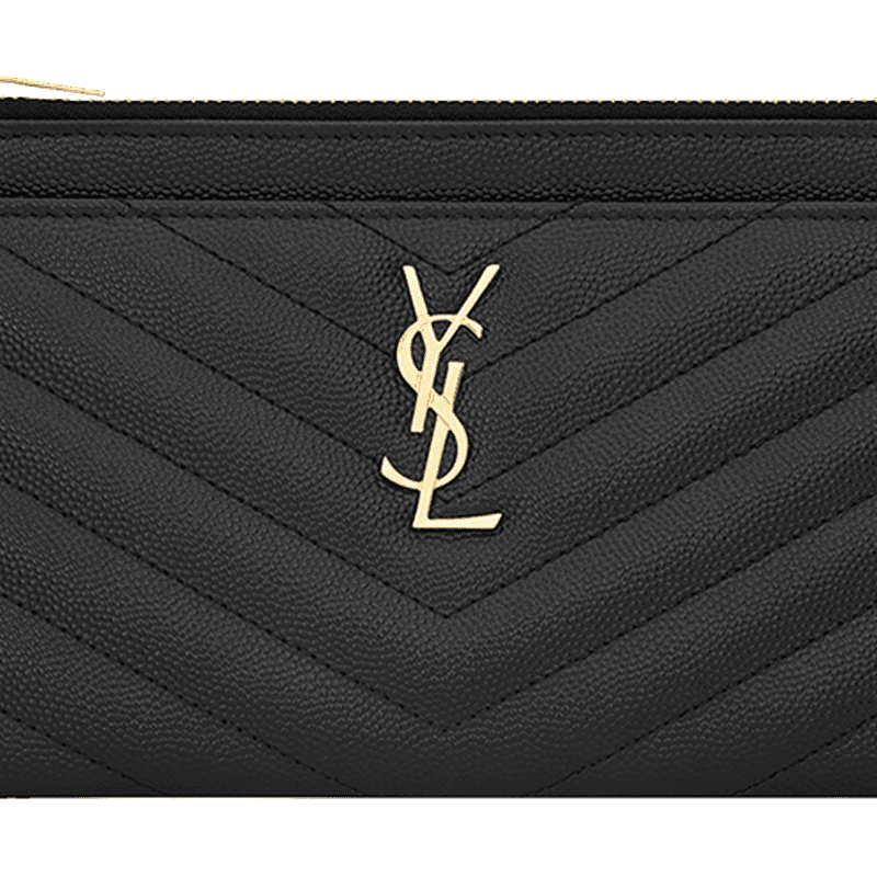 Кошелек SAINT LAURENT YSL Monogram Logo - изображение 4