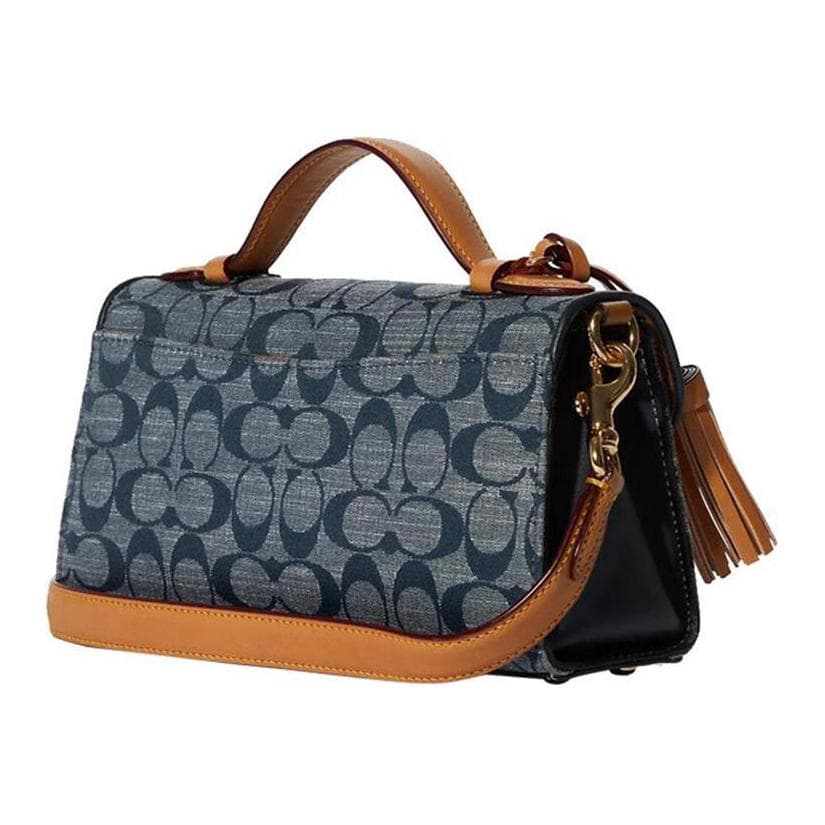 Сумка COACH Kleo 24 Denim Blue - изображение 2