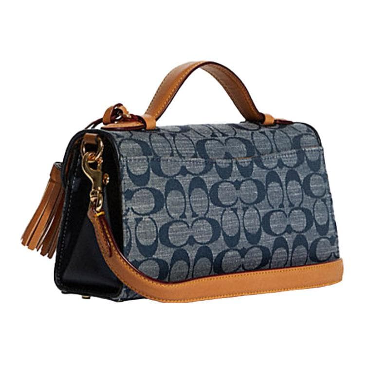 Сумка COACH Kleo 24 Denim Blue - изображение 3