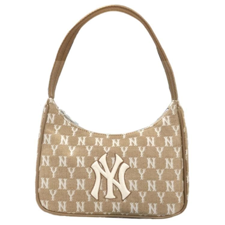 Мини-сумка MLB Monogram NY Khaki Milk Tea - изображение 2