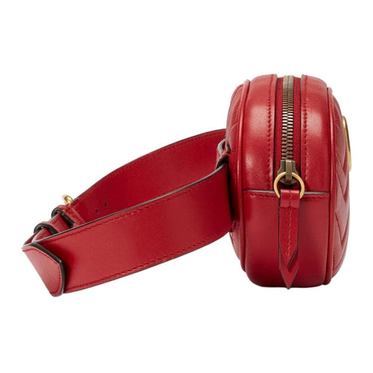 Поясная сумка Gucci GG Marmont Red - изображение 3