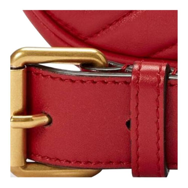 Поясная сумка Gucci GG Marmont Red - изображение 9