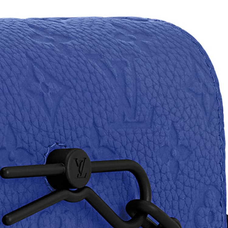 Сумка через плечо LOUIS VUITTON Steamer Mini Blue - изображение 6
