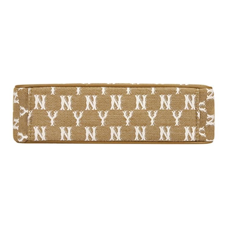 Мини-сумка MLB Monogram NY Khaki Milk Tea - изображение 5