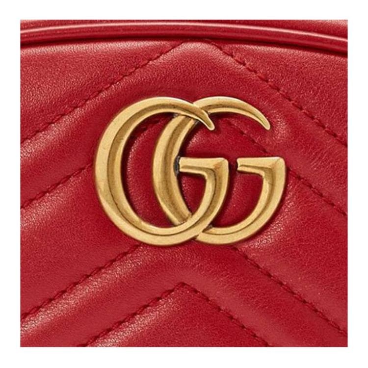 Поясная сумка Gucci GG Marmont Red - изображение 7