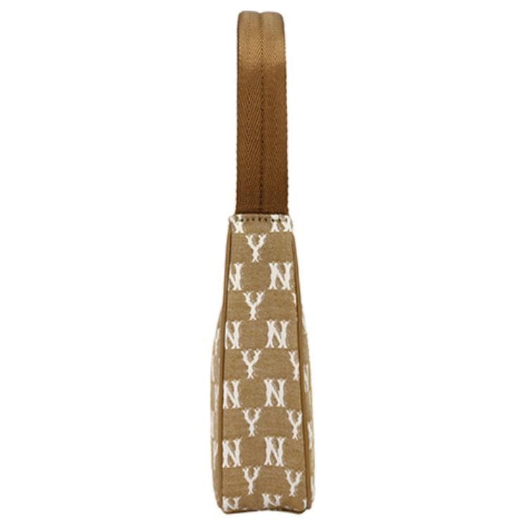 Мини-сумка MLB Monogram NY Khaki Milk Tea - изображение 3