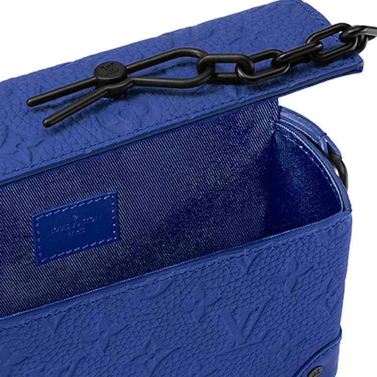Сумка через плечо LOUIS VUITTON Steamer Mini Blue - изображение 7