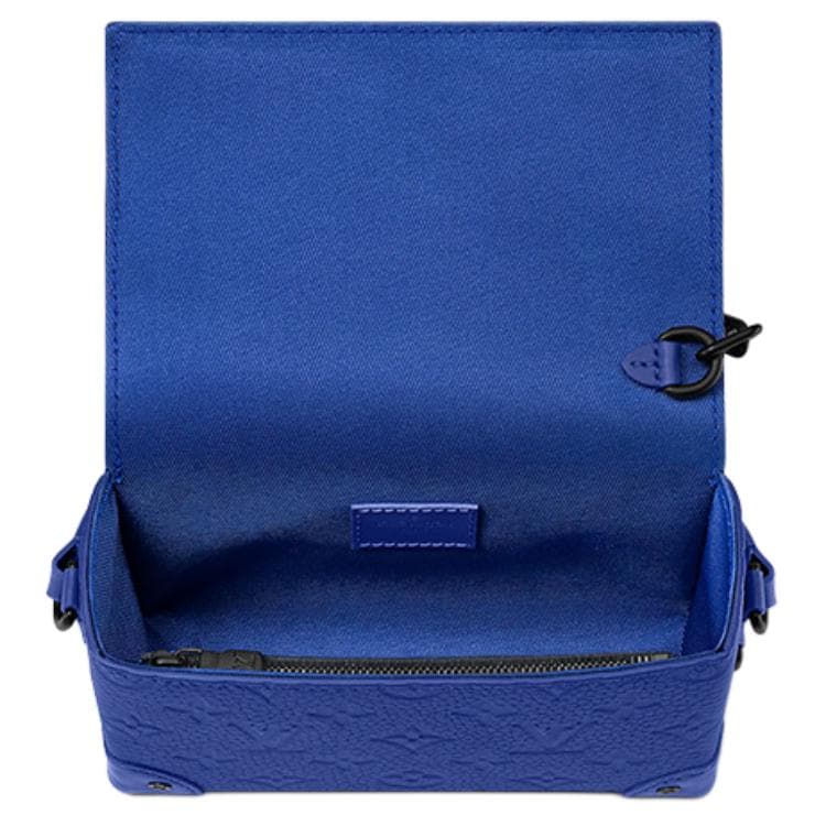 Сумка через плечо LOUIS VUITTON Steamer Mini Blue - изображение 4
