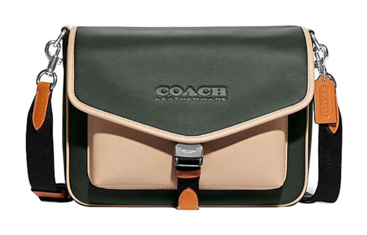 Сумка через плечо COACH Charter 29 Messenger Bag Green Beige - изображение 1