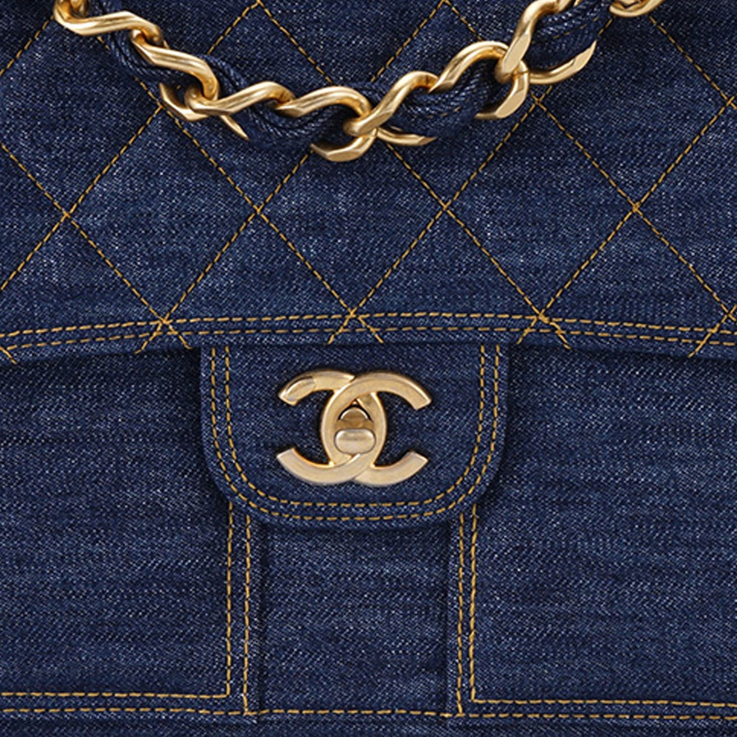 Рюкзак CHANEL 23S Denim Backpack - изображение 5