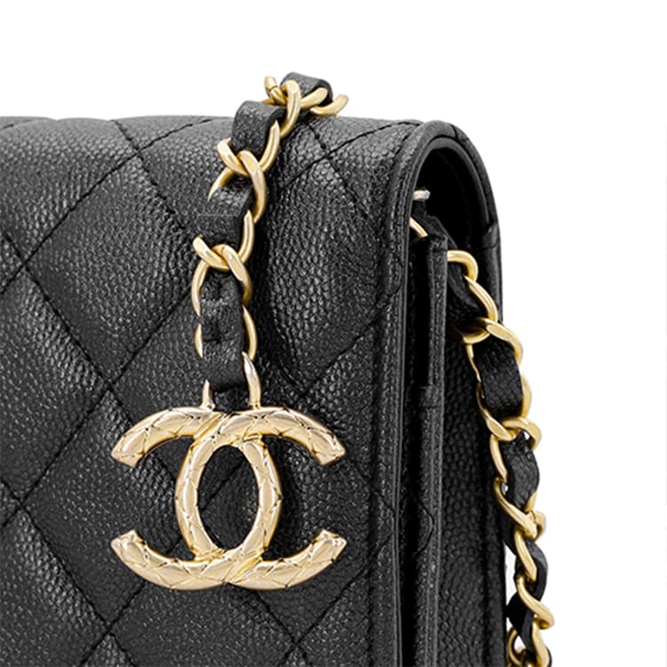 Сумка через плечо CHANEL WOC 23B Pearl Grain - изображение 7