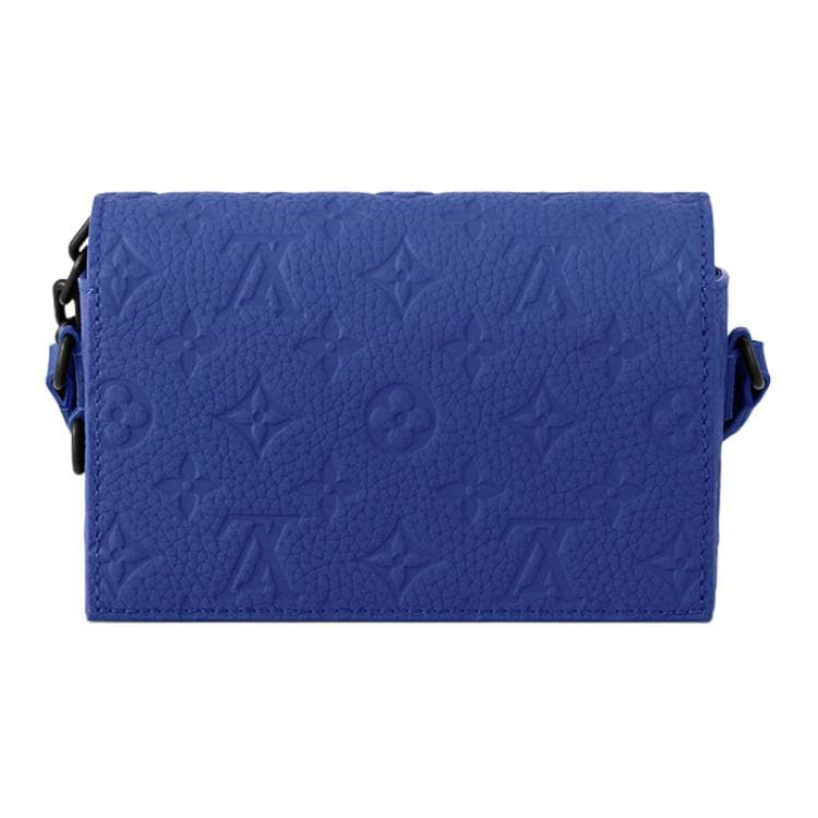 Сумка через плечо LOUIS VUITTON Steamer Mini Blue - изображение 3