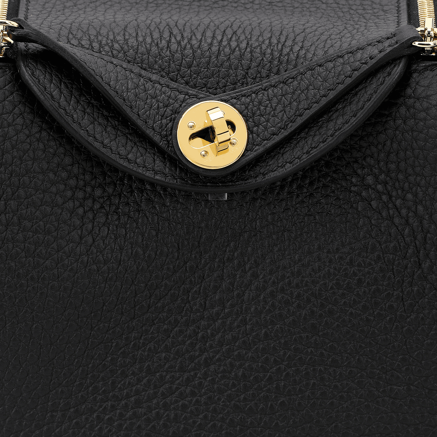 Сумка через плечо HERMES Lindy Mini 19 Taurillon Clemence Noir - изображение 9
