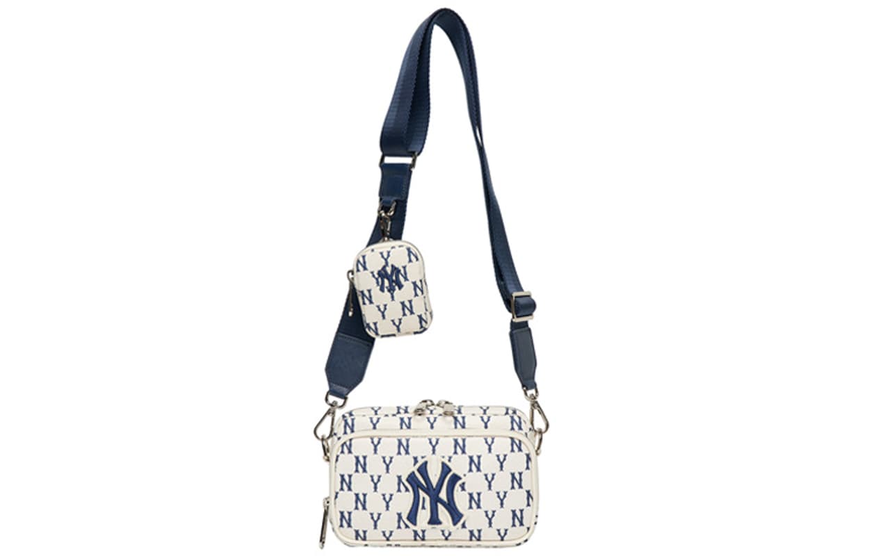 Сумка через плечо MLB Monogram Yankees Beige - изображение 3