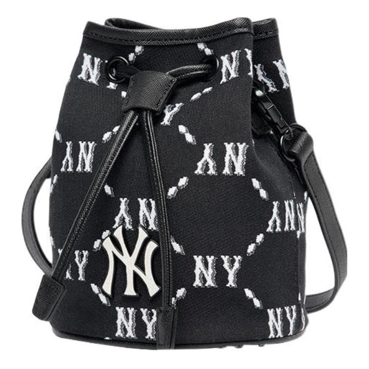 Сумка через плечо MLB Monogram Bucket Bag Black - изображение 3
