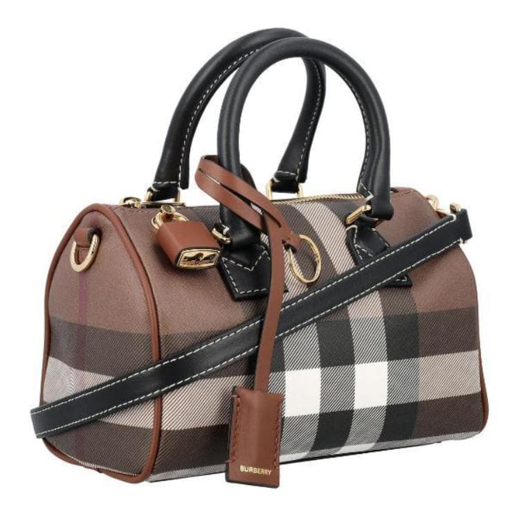 Сумка Burberry Bowling Mini Brown - изображение 2