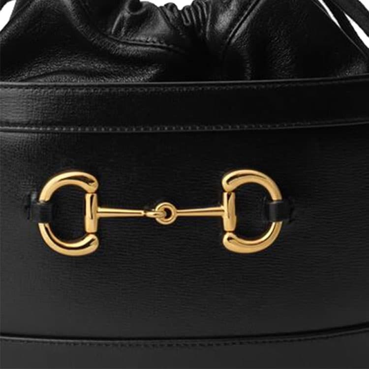 Сумка через плечо Gucci Horsebit 1955 Black - изображение 8
