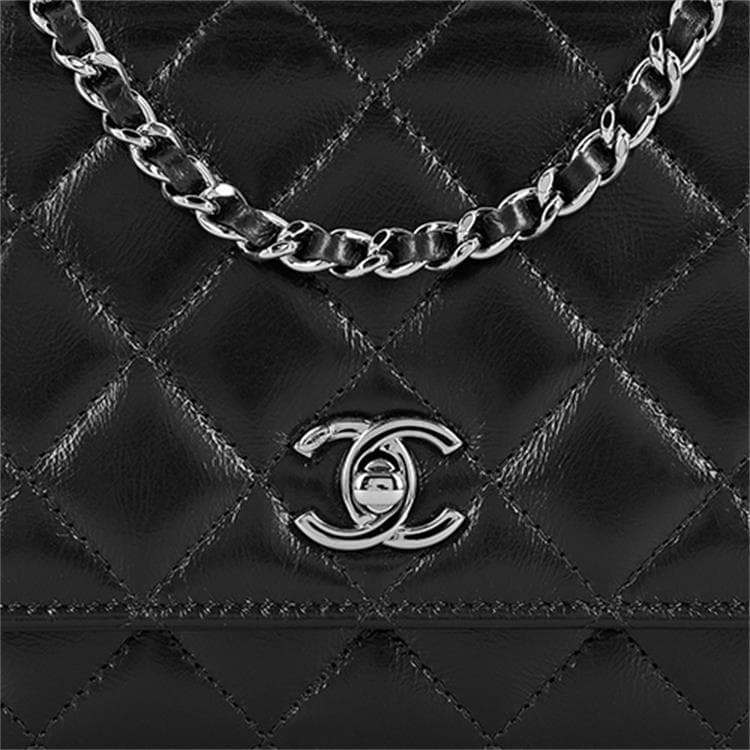 Сумка Chanel WOC Quilted Chain Bag Black - изображение 5