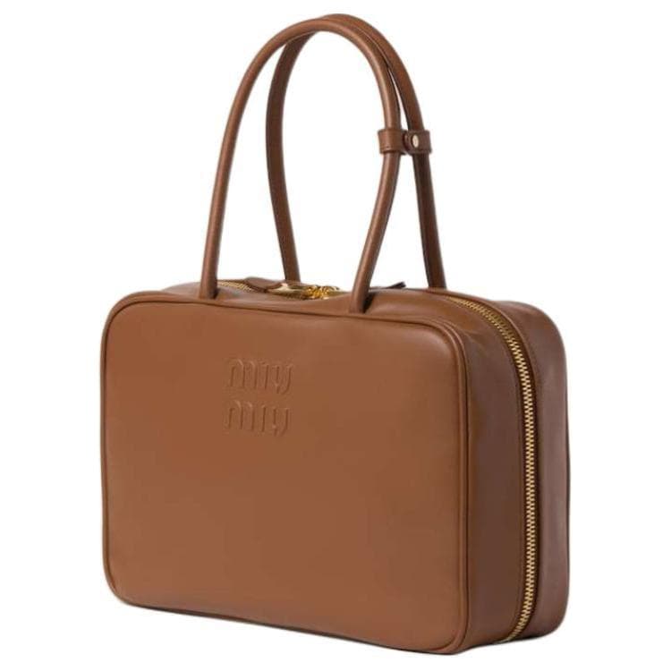 Сумка Miu Miu Cognac Leather Bag - изображение 4