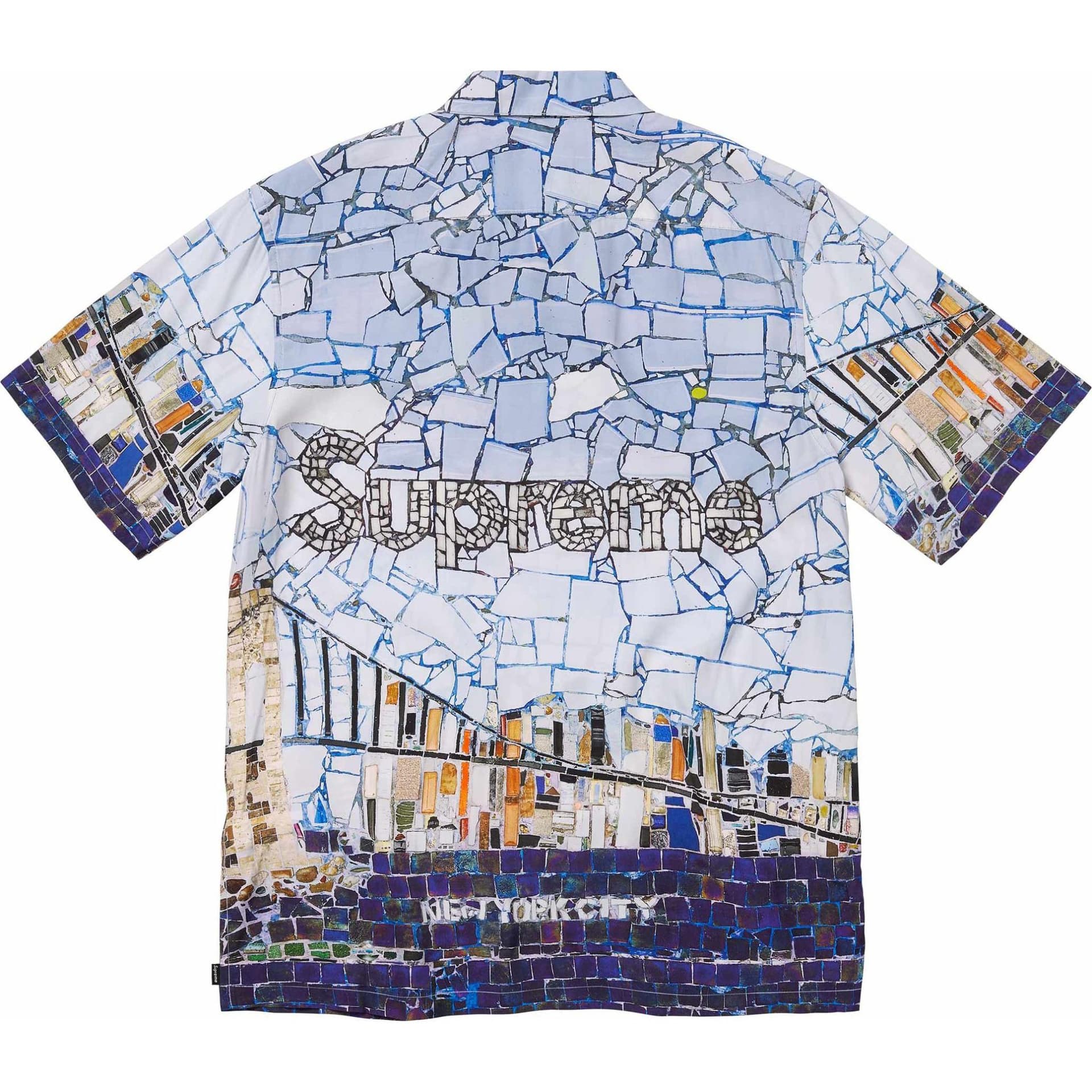 Рубашка Supreme SS24 WEEK11 MOSAIC SS SHIRT logo - изображение 2