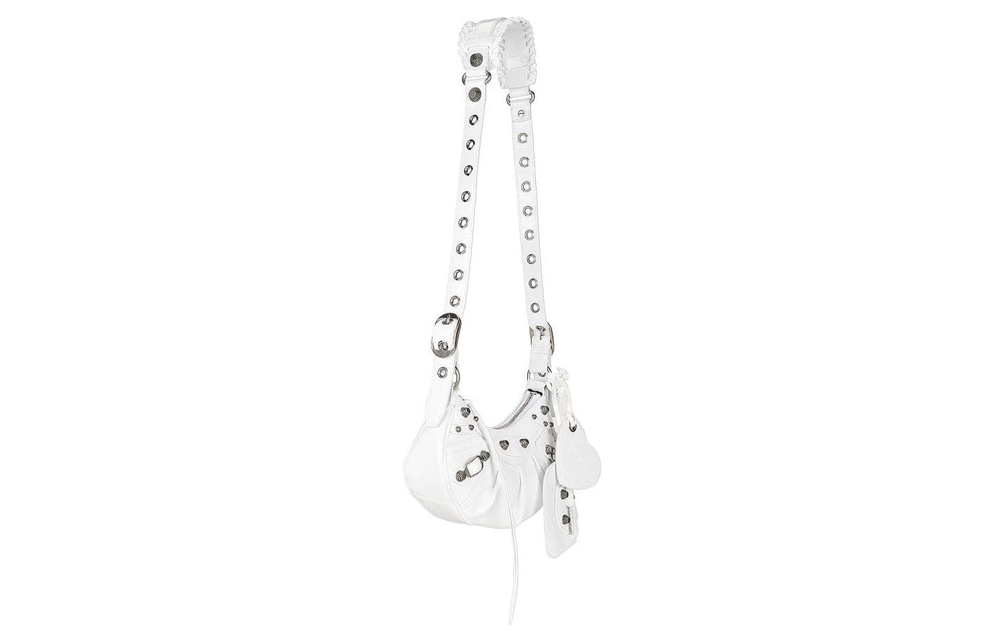 Сумка через плечо Balenciaga Le Cagole White - изображение 4