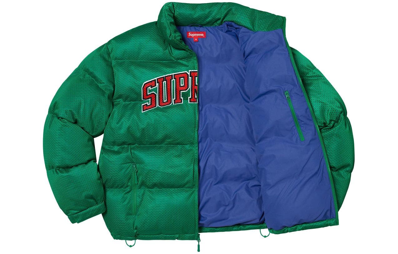 Куртка Supreme SS23 Mesh Jersey Puffer Jacket - изображение 3