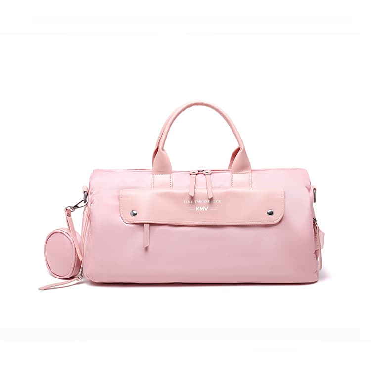 Спортивная сумка KMV Fitness Bag Large Gray Pink - изображение 2