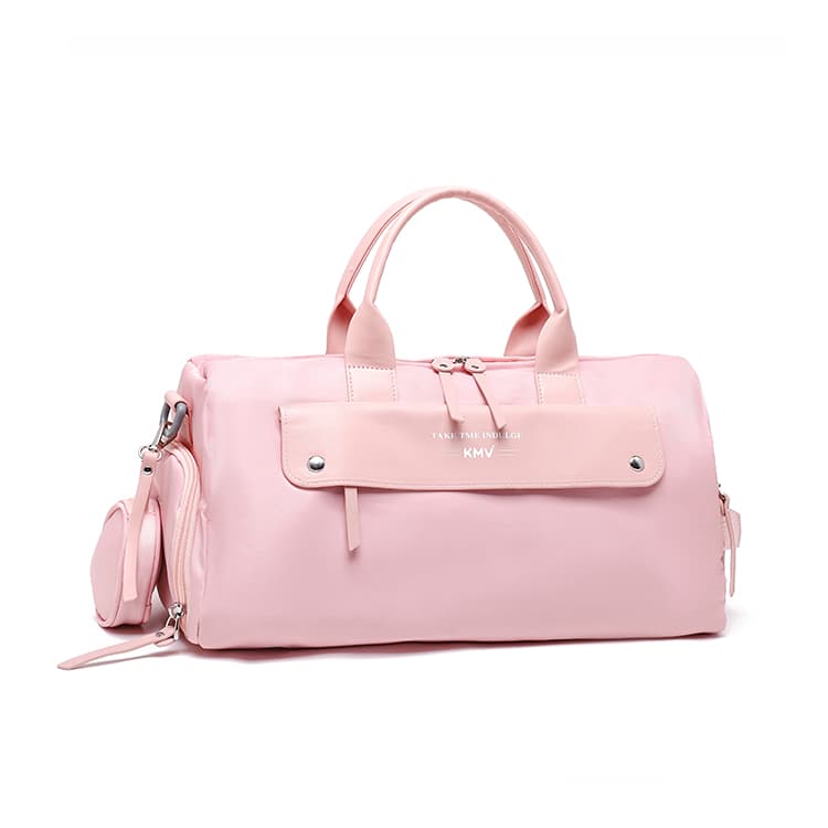 Спортивная сумка KMV Fitness Bag Large Gray Pink - изображение 3
