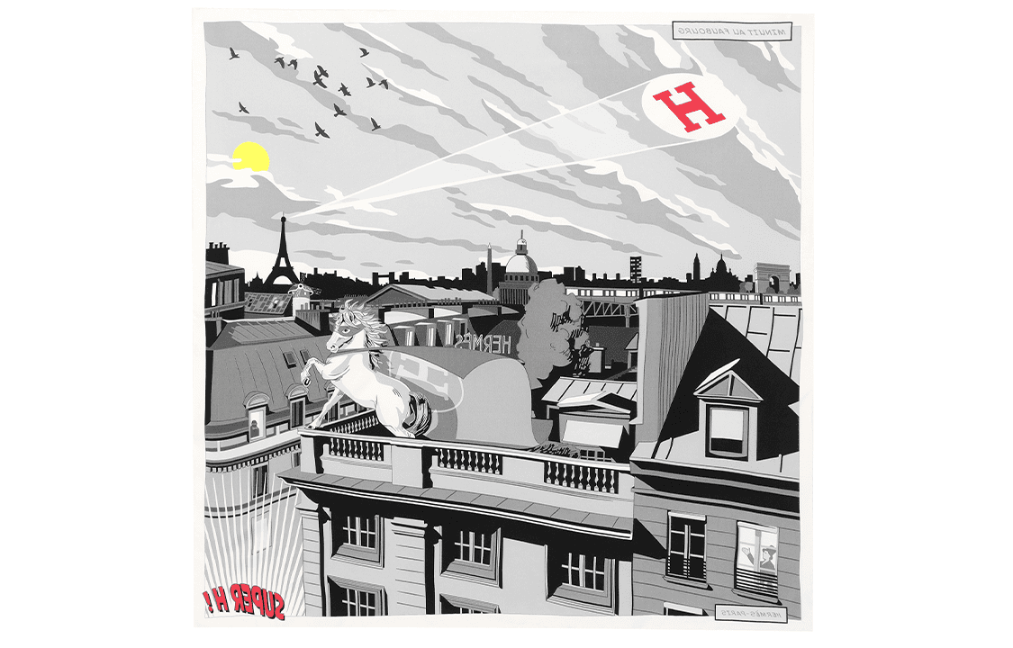 Платок HERMES 70x70cm - изображение 1