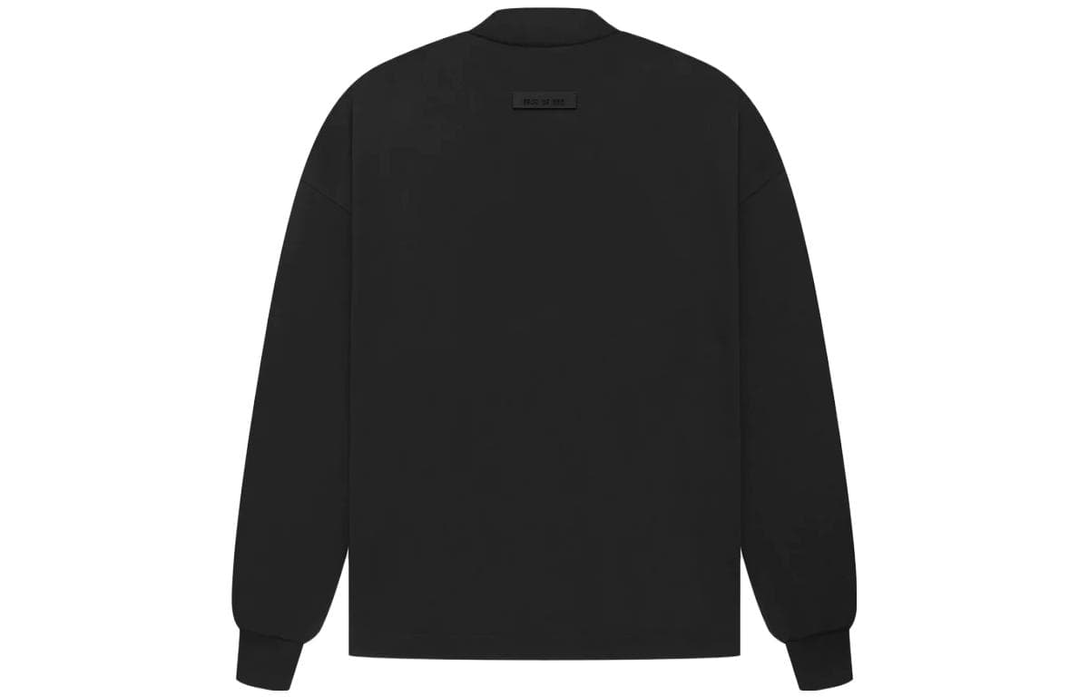 Футболка Fear of God Essentials The Black Collection SS23 Ls Tee Jet Black - изображение 2