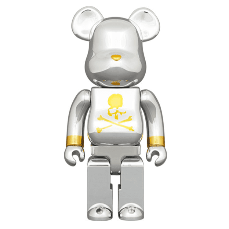 Фигурка BERBRICK x mastermind JAPAN SILVER 100400 - изображение 3