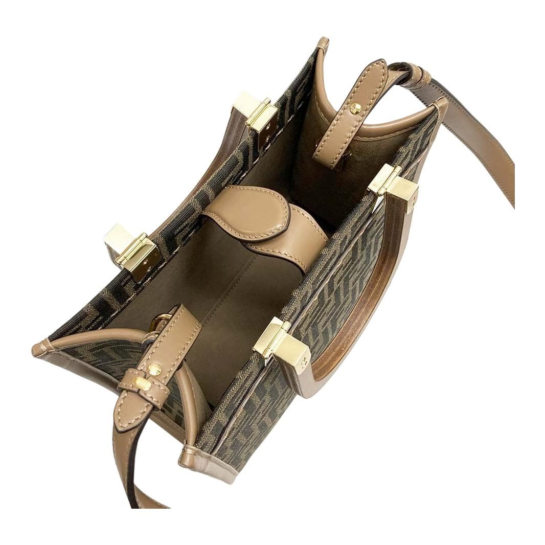 Сумка Fendi Sunshine Brown - изображение 8