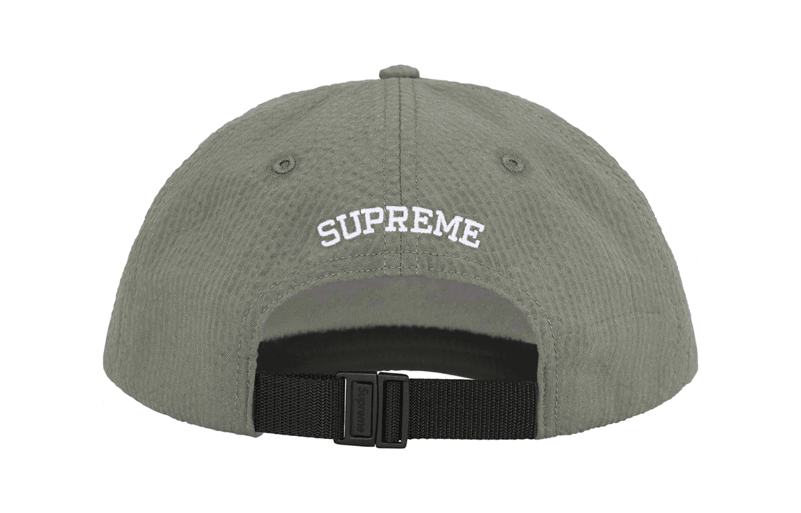 Кепка Supreme SS24 WEEK 11 SEERSUCKER S LOGO 6-PANEL - изображение 2