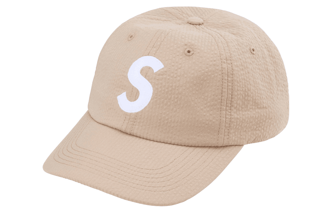 Кепка Supreme SS24 WEEK 11 SEERSUCKER S LOGO 6-PANEL - изображение 1