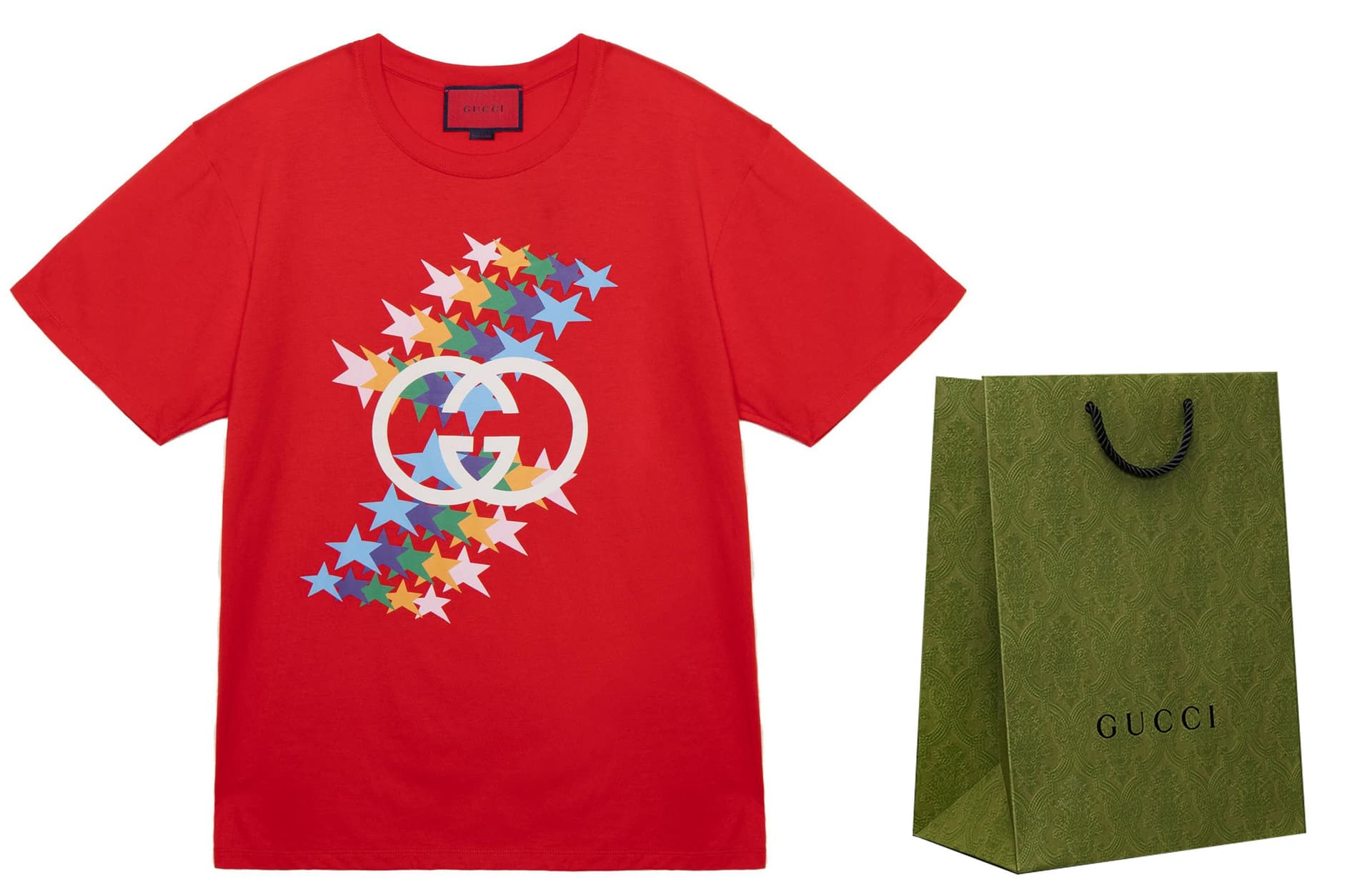 Футболка Gucci SS21 Star Print T-Shirt - изображение 3