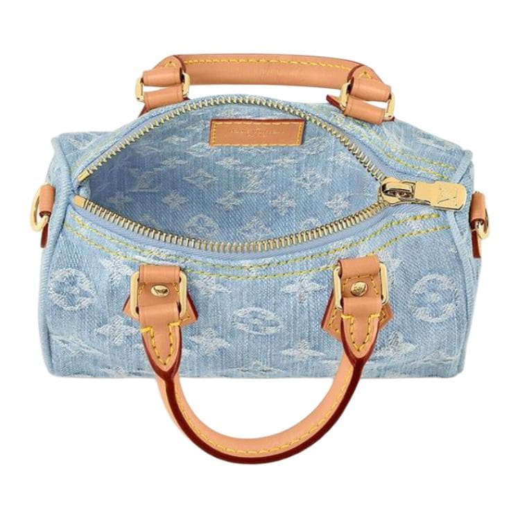 Сумка Louis Vuitton Speedy Sky Denim - изображение 3