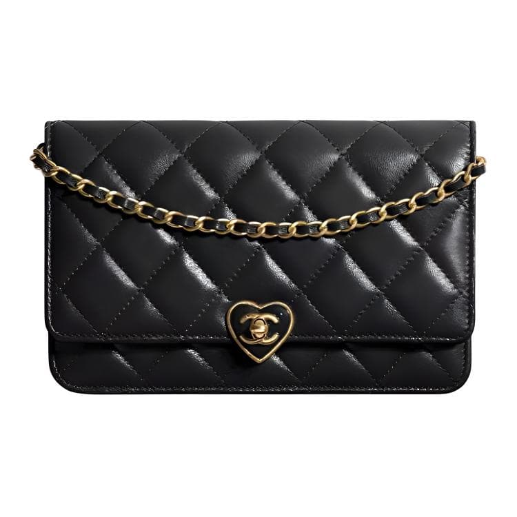 Сумка через плечо Chanel WOC Black Gold - изображение 1