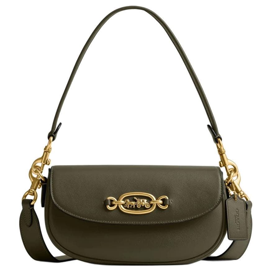 Мини-сумка COACH Shoulder Bag 22 Olive Green - изображение 1