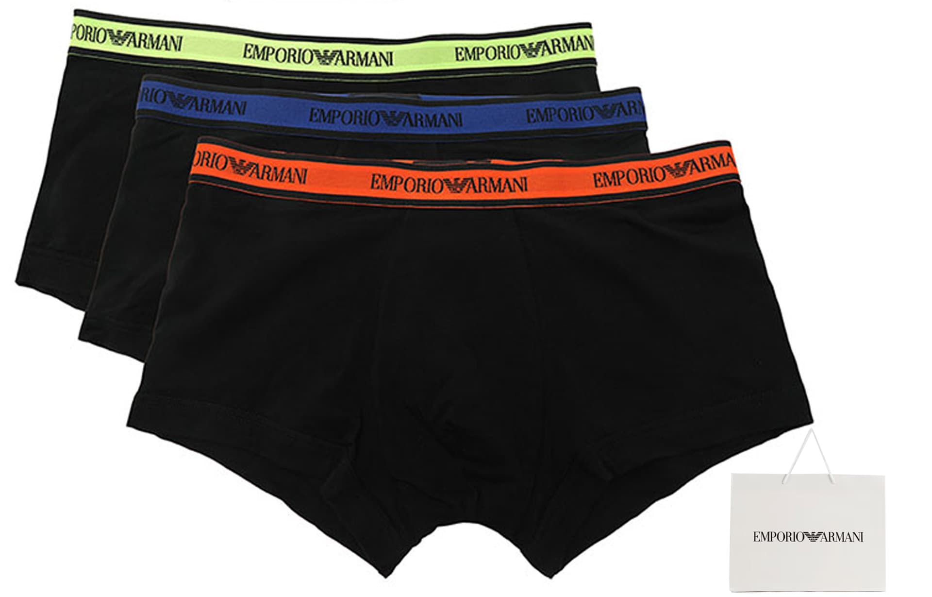 Трусы Emporio Armani Boxer Briefs 3-Pack Black - изображение 6