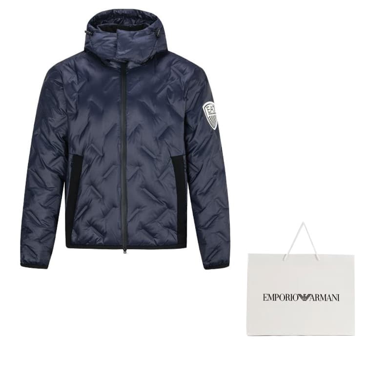 Зимняя куртка пуховик Emporio Armani EA7 FW23 - изображение 4