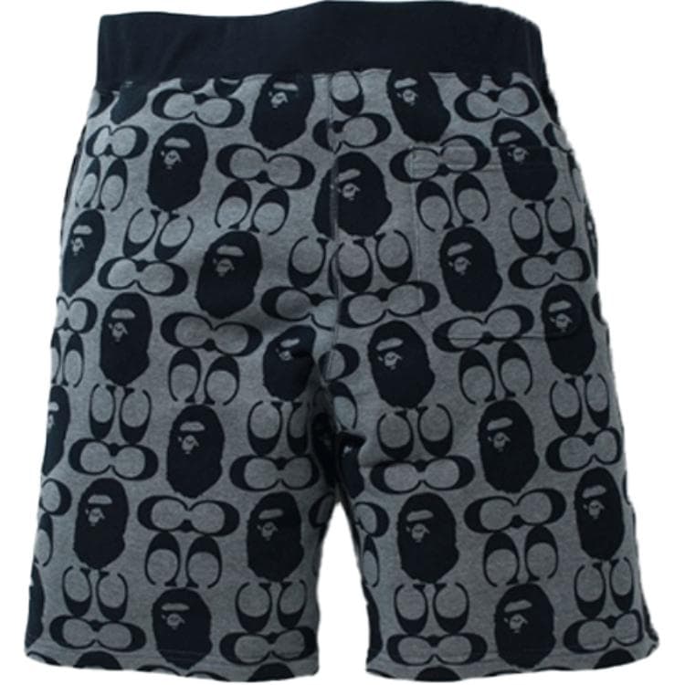 Шорты COACH x A BATHING APE Ape Head Print Shorts - изображение 2