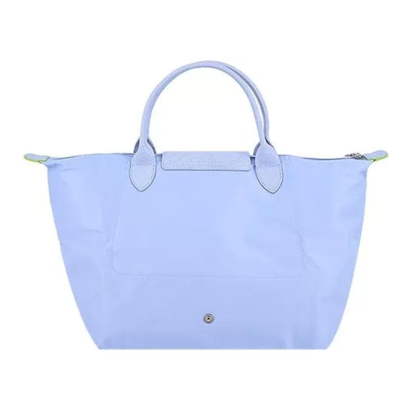 LONGCHAMP Le Pliage Green Коровья кожа Комбинированная сумка-пельмени Сумка для путешествий Женская Синяя - изображение 3