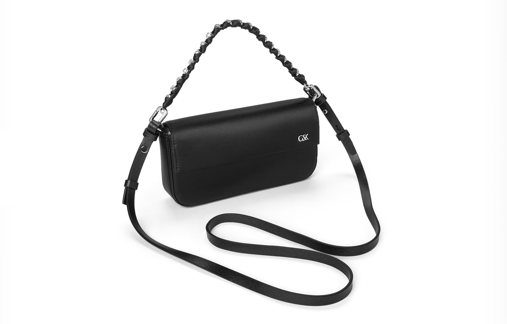 Сумка CHARLES&KEITH Noir/Light Pink - изображение 3