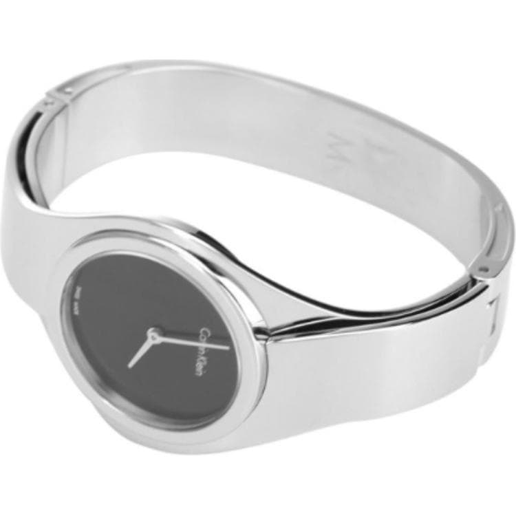 Механические часы Calvin Klein Часы с ремешком на запястье кварцевый механизм нержавеющая сталь шнуровка 34 мм черный циферблат - изображение 4