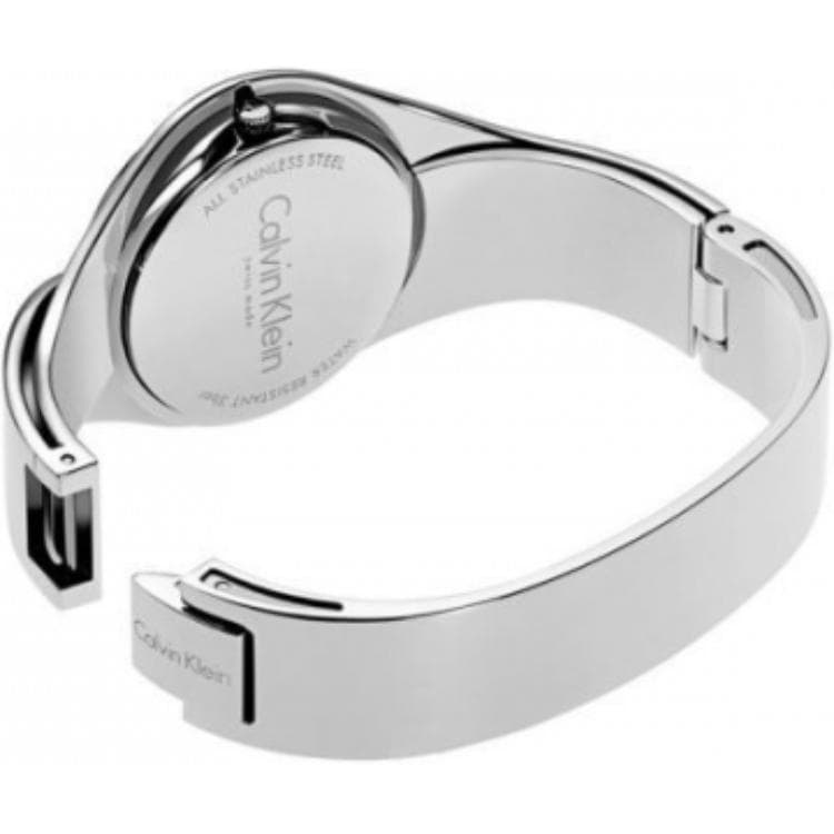 Механические часы Calvin Klein Часы с ремешком на запястье кварцевый механизм нержавеющая сталь шнуровка 34 мм черный циферблат - изображение 5
