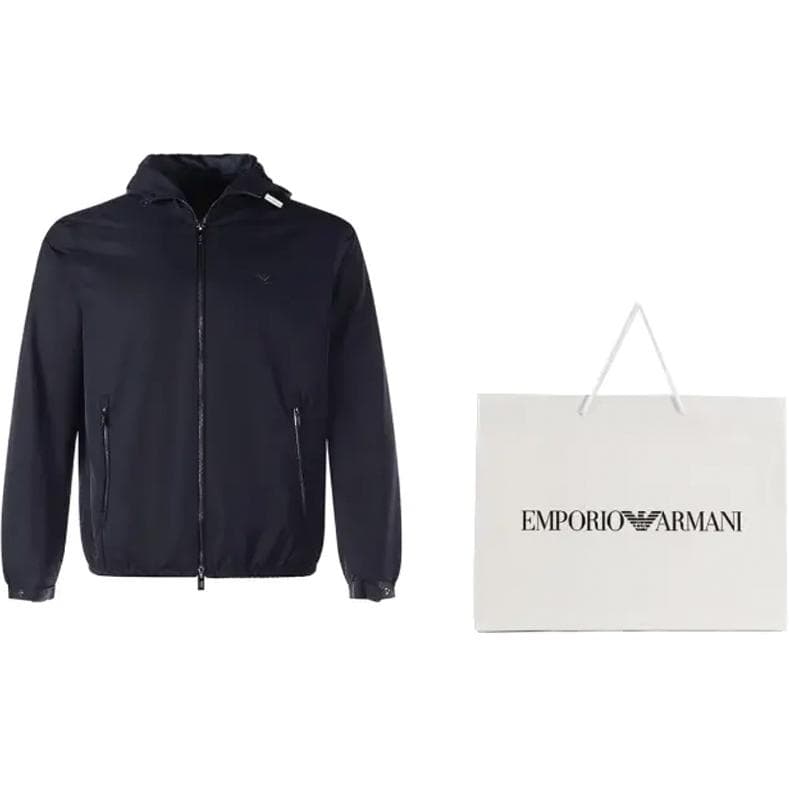Куртка Emporio Armani FW21 Hooded Jacket Navy - изображение 3