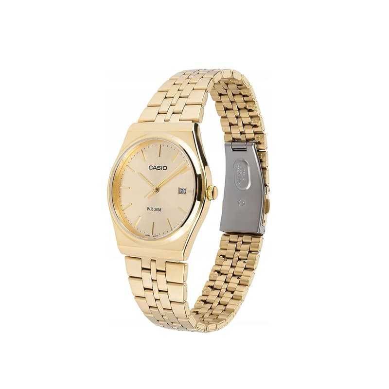 Часы CASIO Маленький Золотой Часы ['50' 149262]m Водонепроницаемые Кварцевые Механические Нержавеющая Сталь Шнуровка - изображение 4