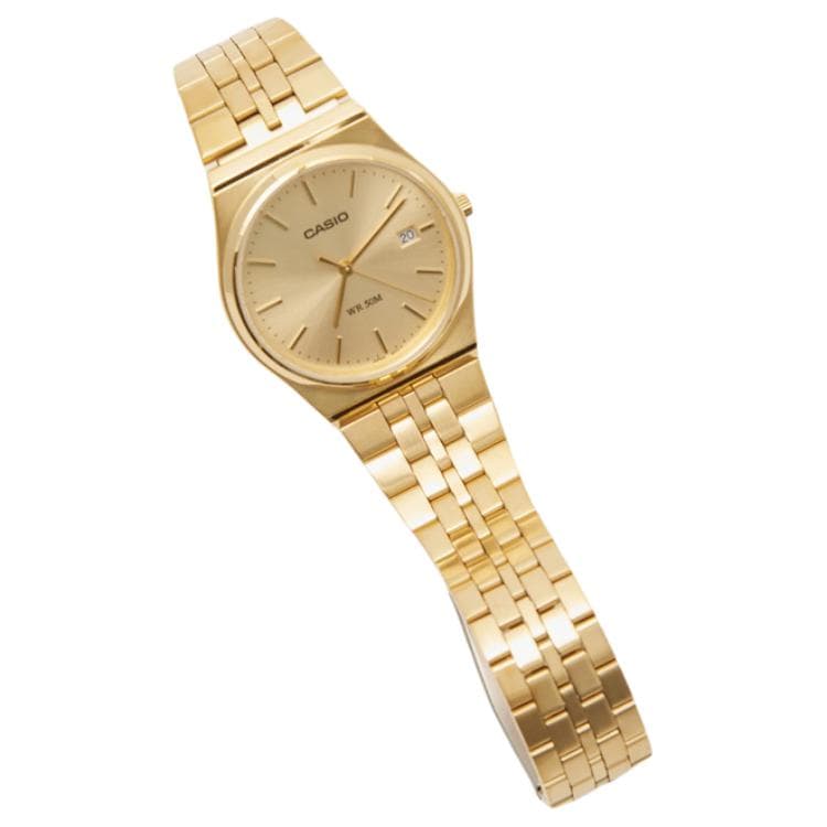 Часы CASIO Маленький Золотой Часы ['50' 149262]m Водонепроницаемые Кварцевые Механические Нержавеющая Сталь Шнуровка - изображение 3