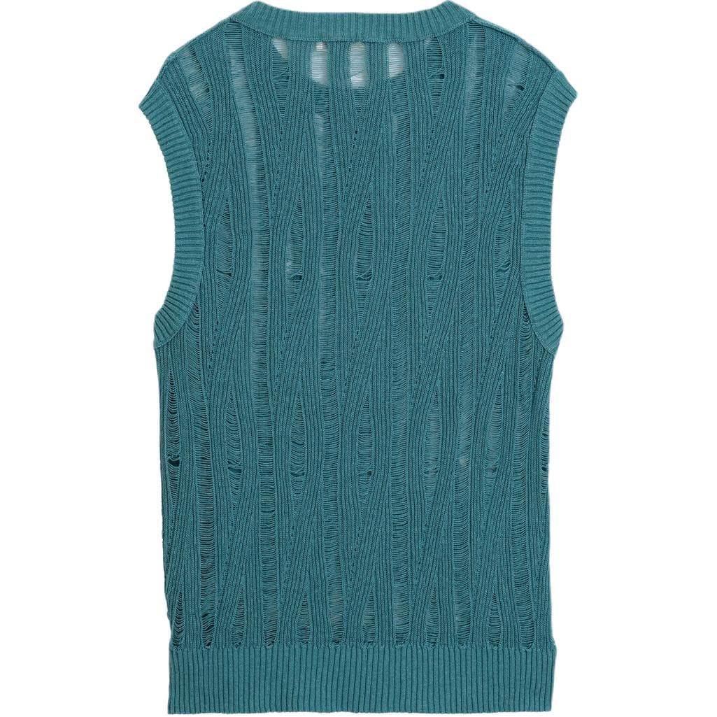 Майка ZARA Sleeveless Knit Vest Light Blue - изображение 2